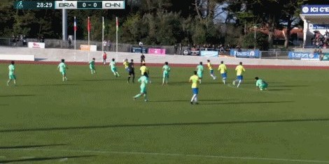 中国站入口-【蒙太古杯】两连败！U16国少0比1巴西U16